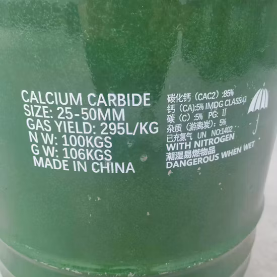 Calciumcarbid Cac2/wird zur Herstellung von Acetylengas und PVC verwendet
